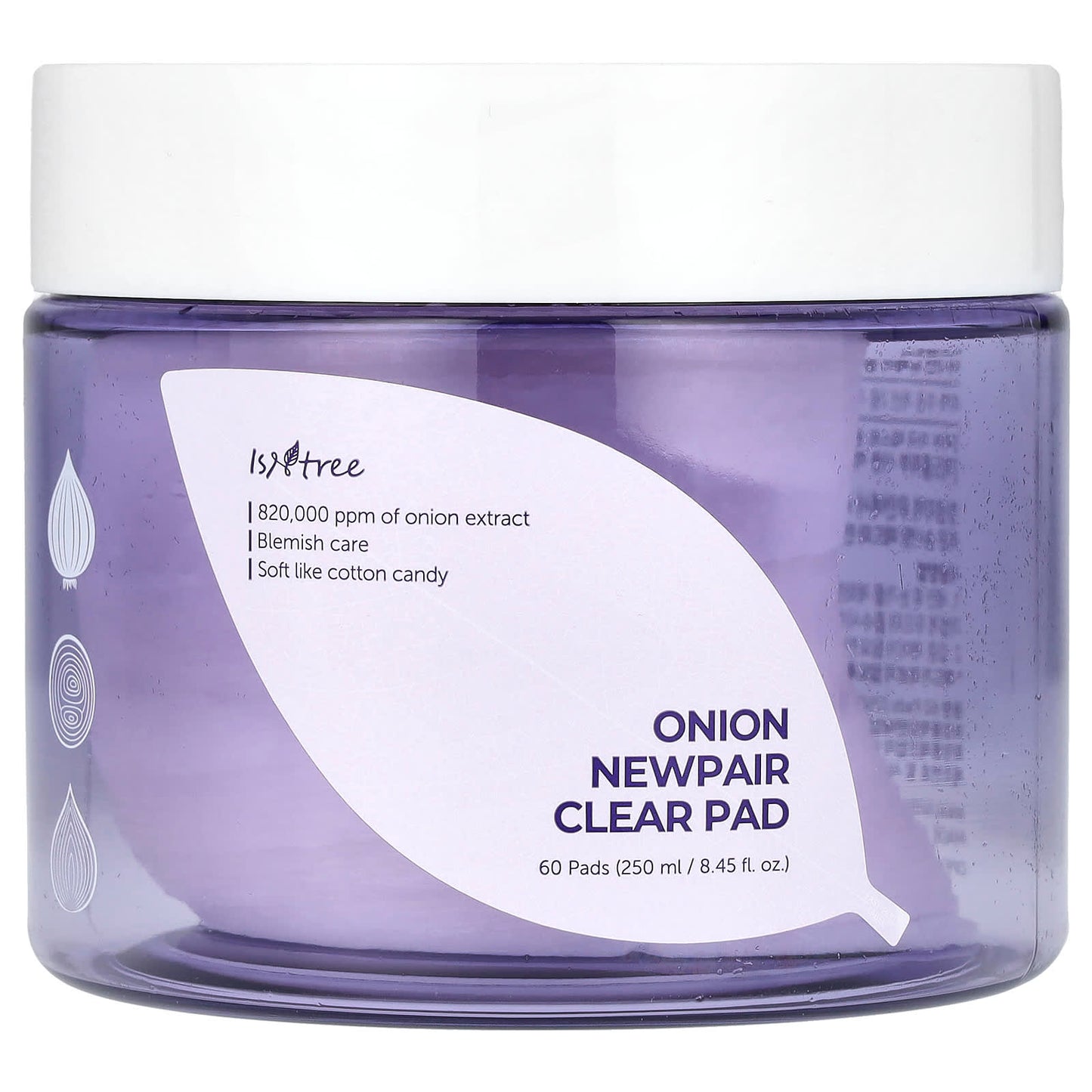 ISNtree Clear Pad for Blemish Care - 60 Pads, 8.45 fl oz (250 ml) - Image 1