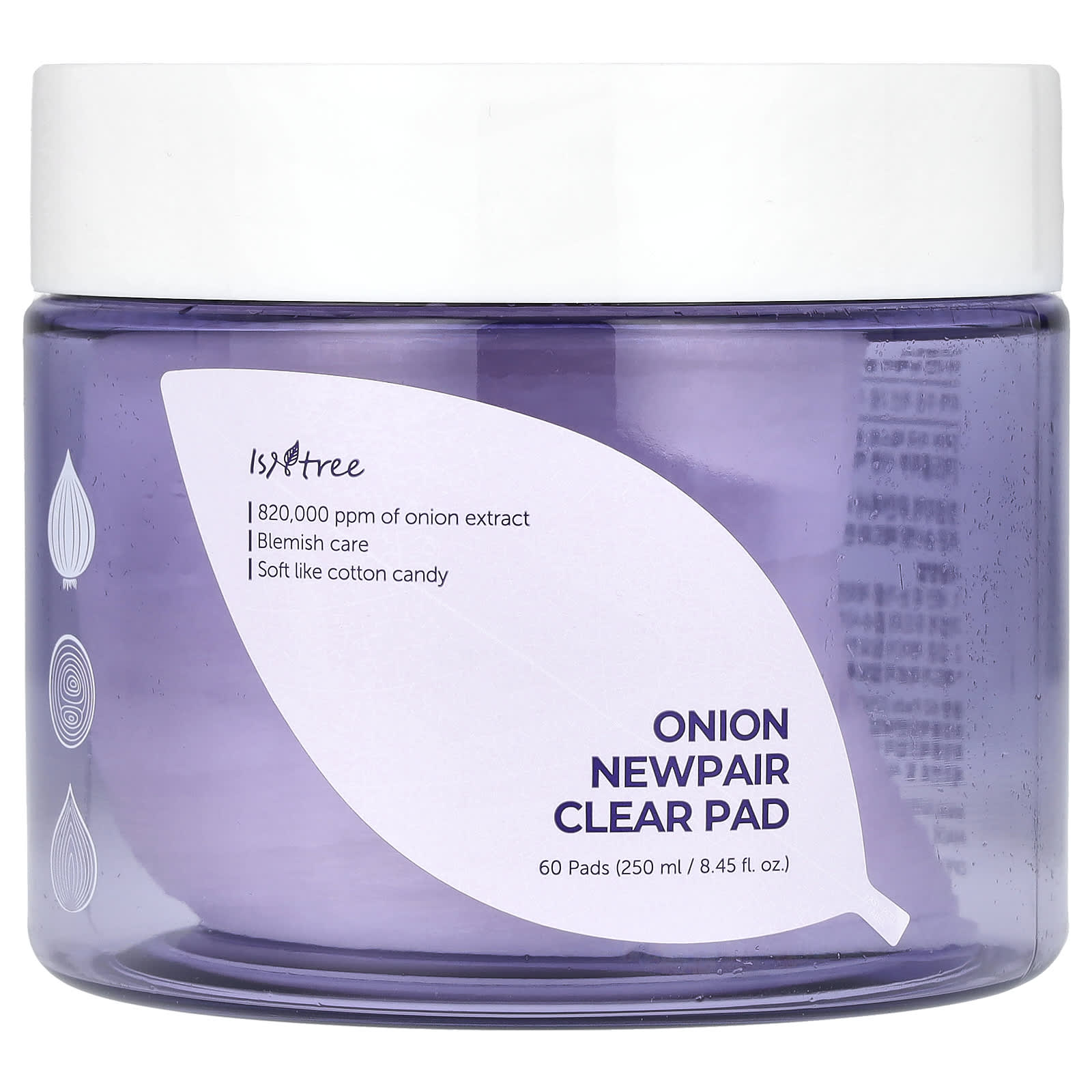 ISNtree Clear Pad for Blemish Care - 60 Pads, 8.45 fl oz (250 ml) - Image 1