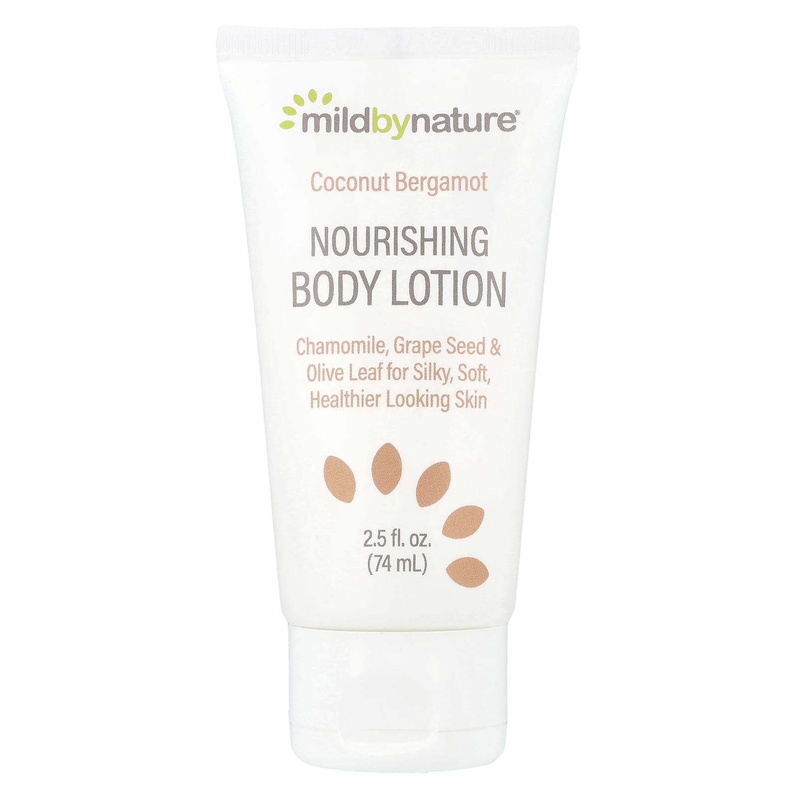 Nourishing Coconut Bergamot Body Lotion for Silky Skin, 2.5 fl oz - Image 1
