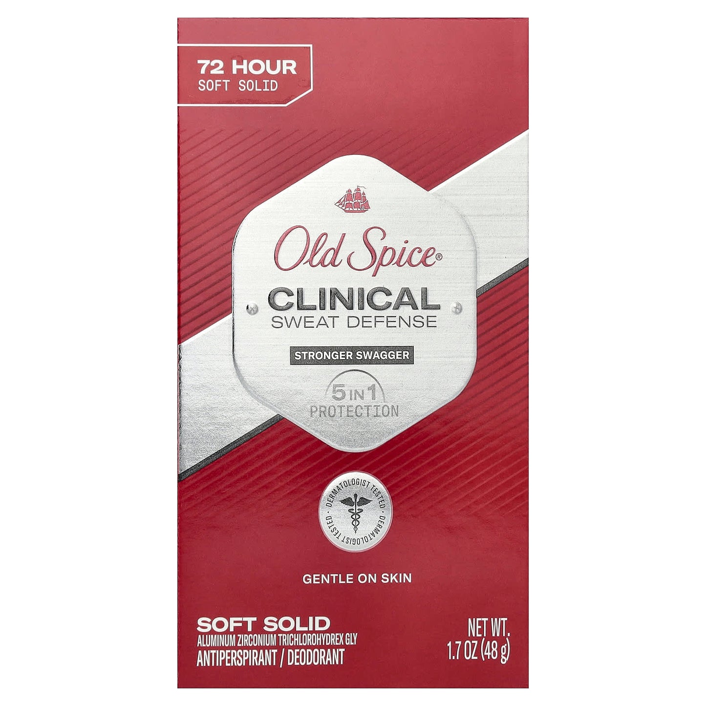 Old Spice, Clinical Sweat Defense, Antiperspirant/Deodorant, Stronger Swagger, 1.7 oz (48 g) - Image 2