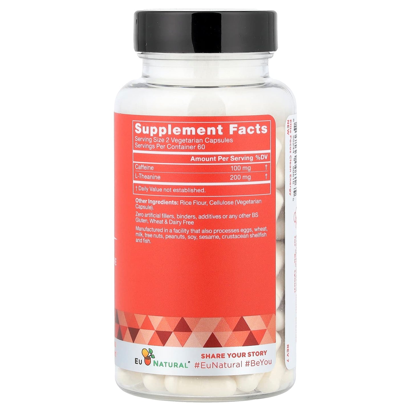 Natural Energy & Focus Supplement | Caffeine & L-Theanine - Image 2