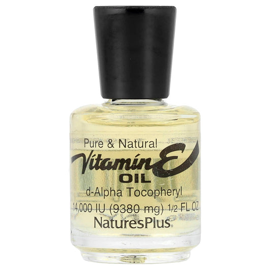 NaturesPlus, Vitamin E Oil, 1/2 fl oz - Image 1