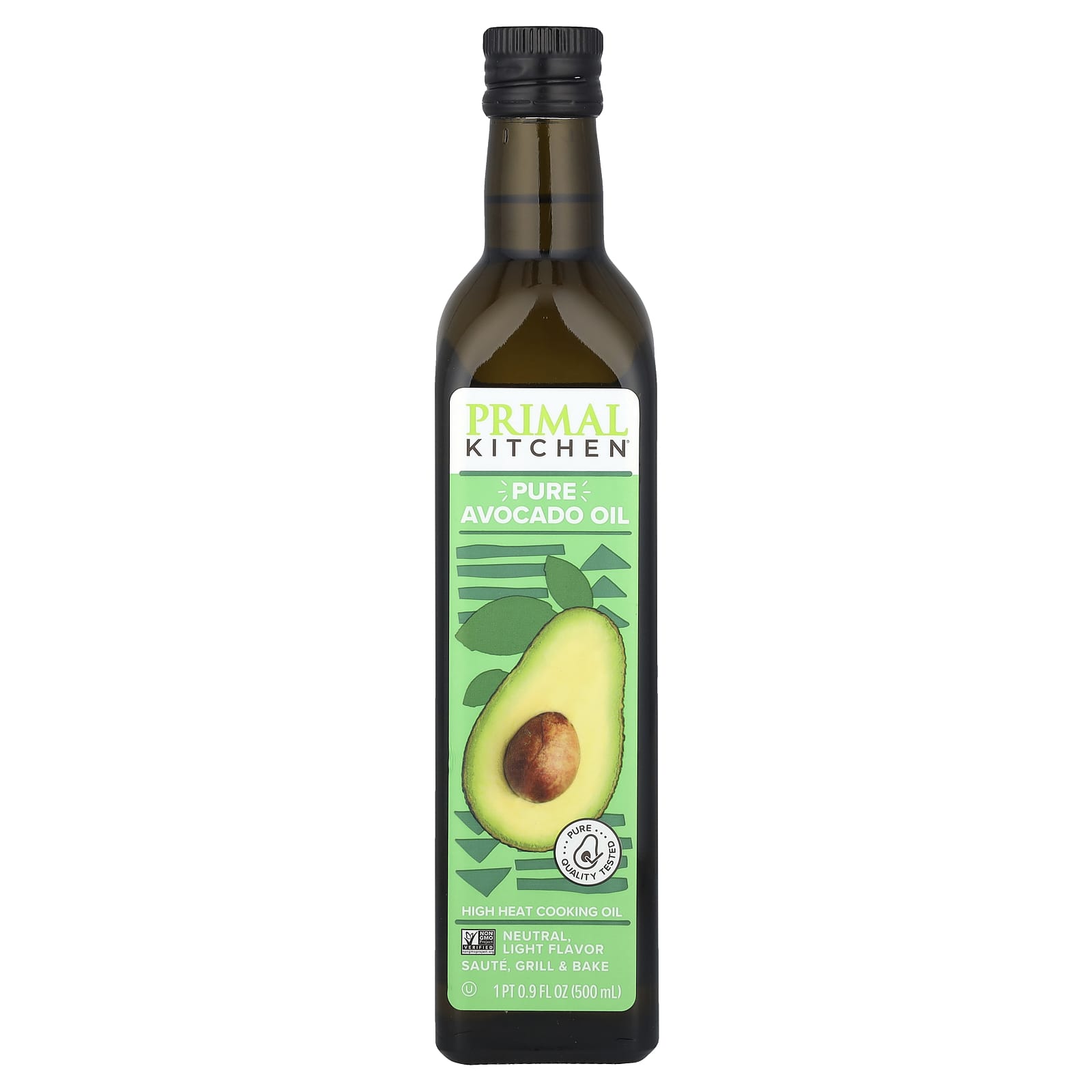 Primal Kitchen, Pure Avocado Oil, 1 pt 0.9 fl oz (500 ml) - Image 1