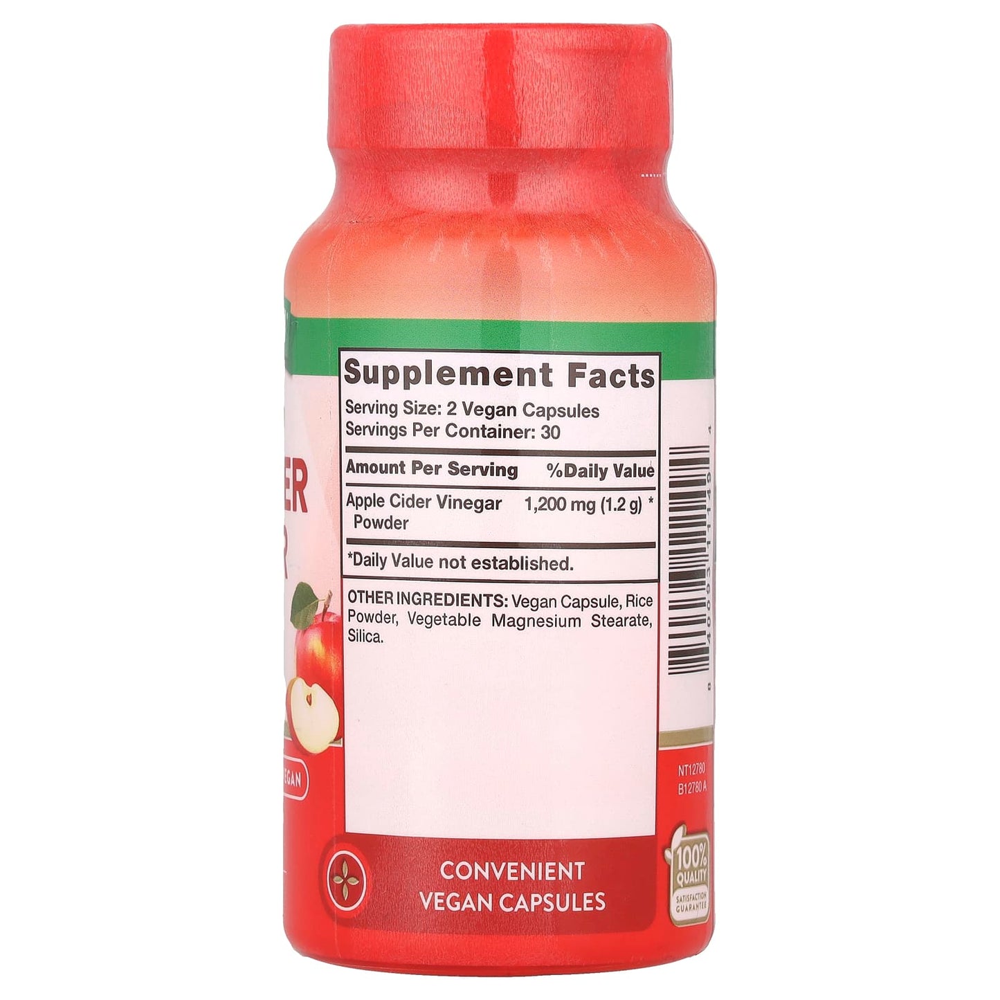 Nature's Truth, Triple Strength Apple Cider Vinegar, 60 Capsules (600 mg per Capsule) - Image 2