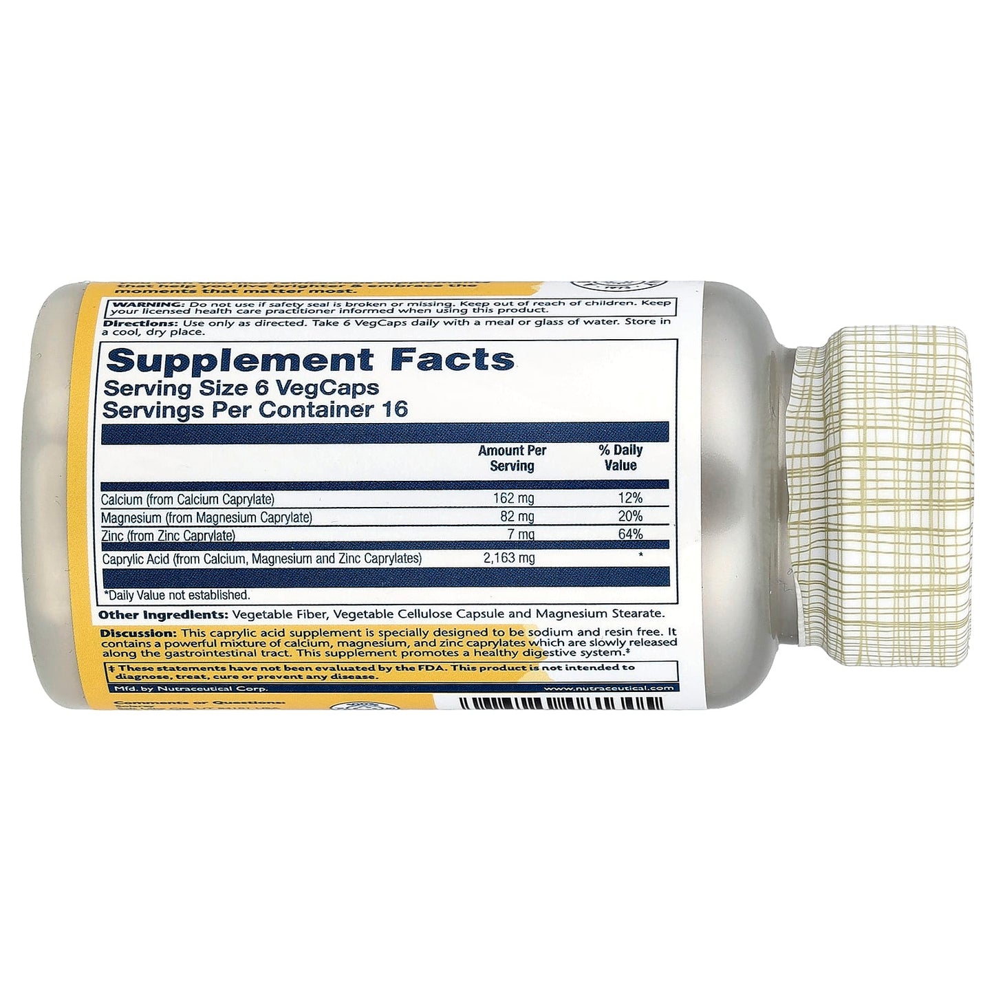 Solaray, Capryl™, 100 VegCaps - Image 2