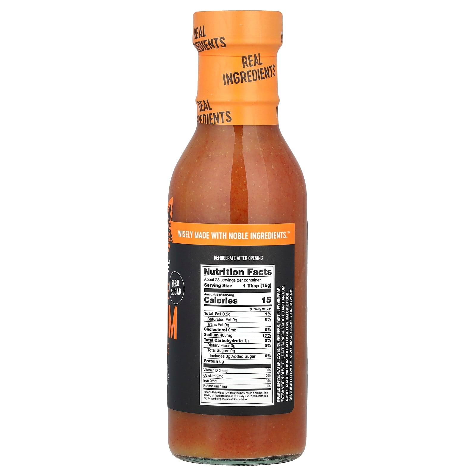 The New Primal, Buffalo Sauce, Medium, 12.5 oz (354 g) - Image 2