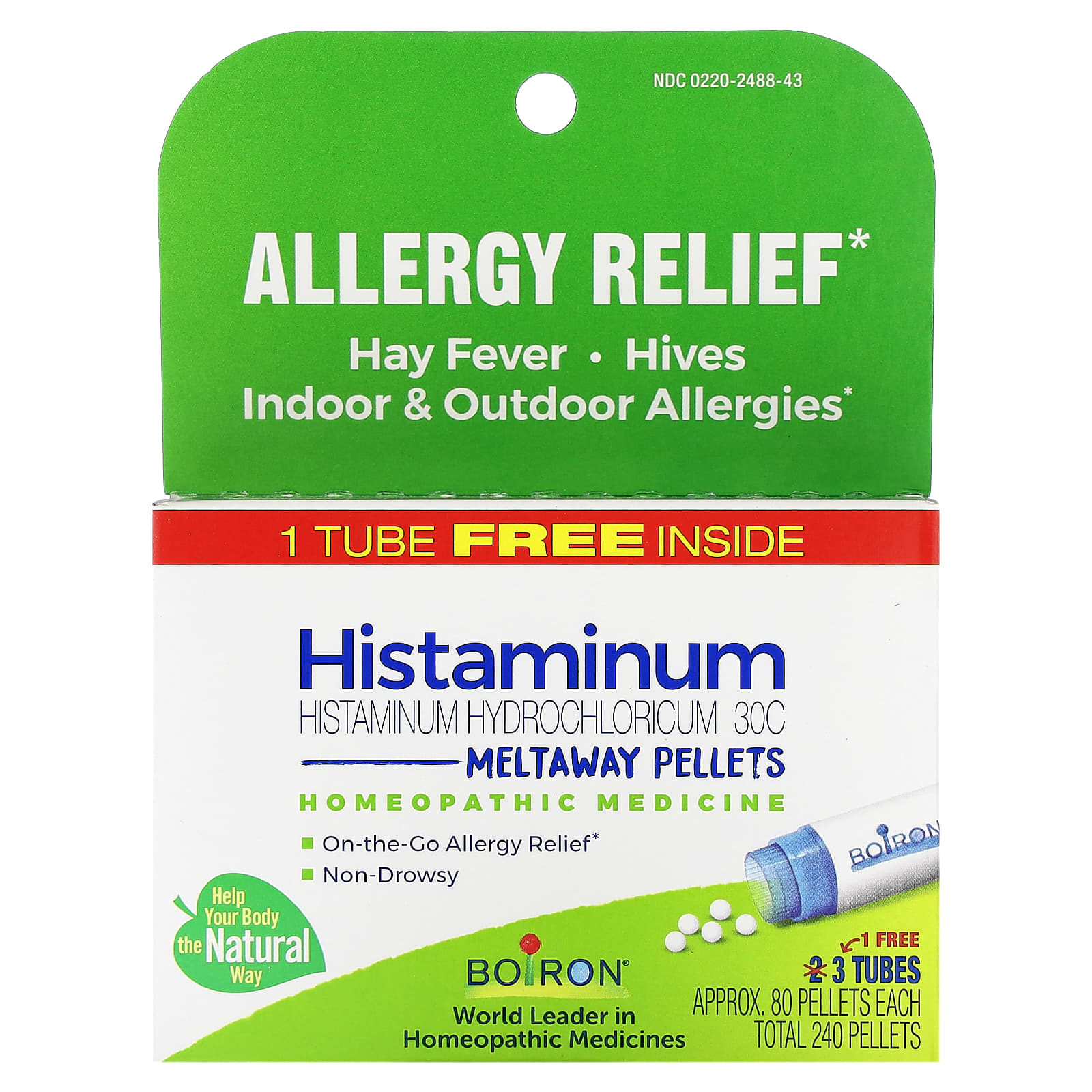 Boiron Allergy Relief 30C - Fast, Non-Drowsy Hay Fever & Hives Relief - Image 1