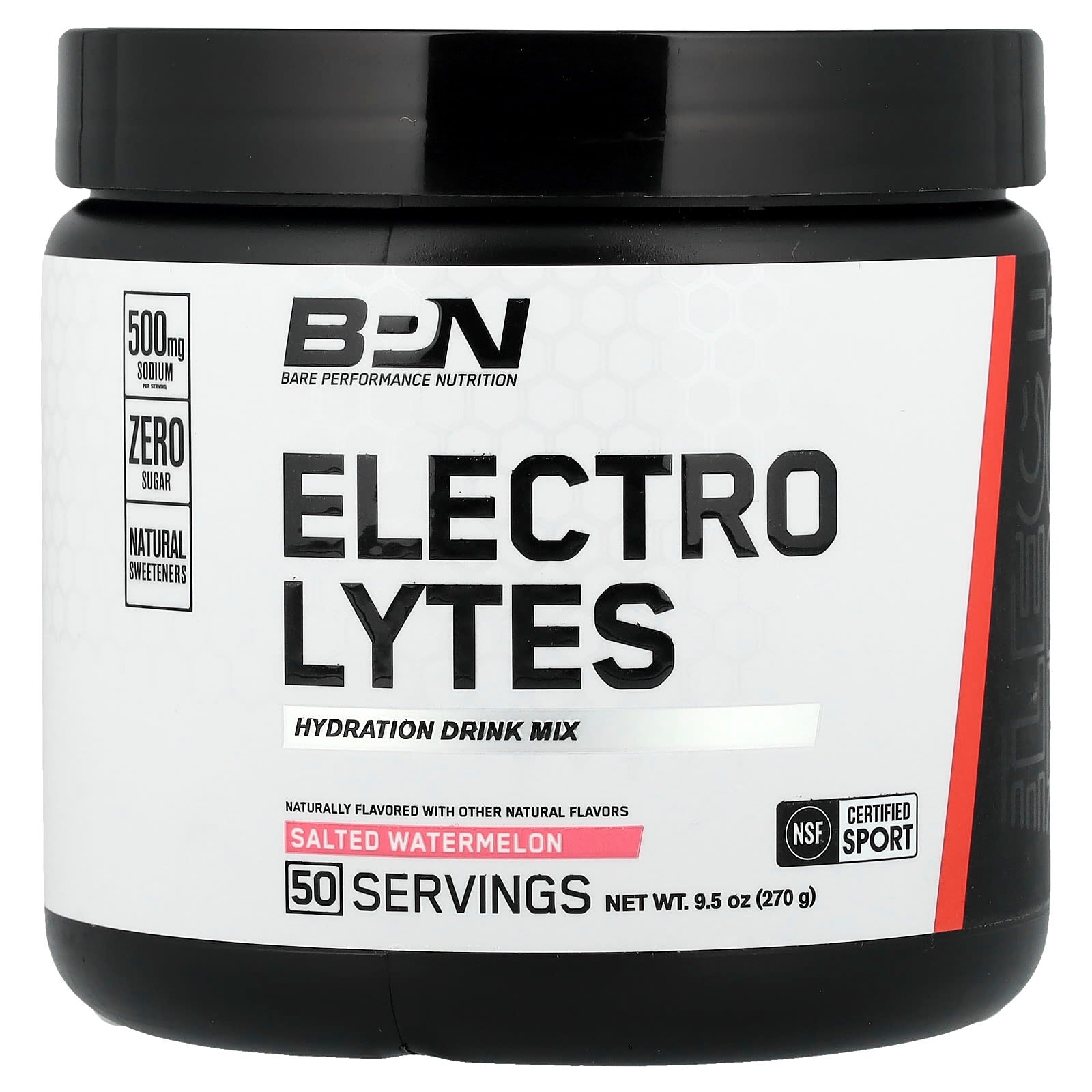 Electrolyte Hydration Drink Mix by BPN - Salted Watermelon Flavor - Image 1