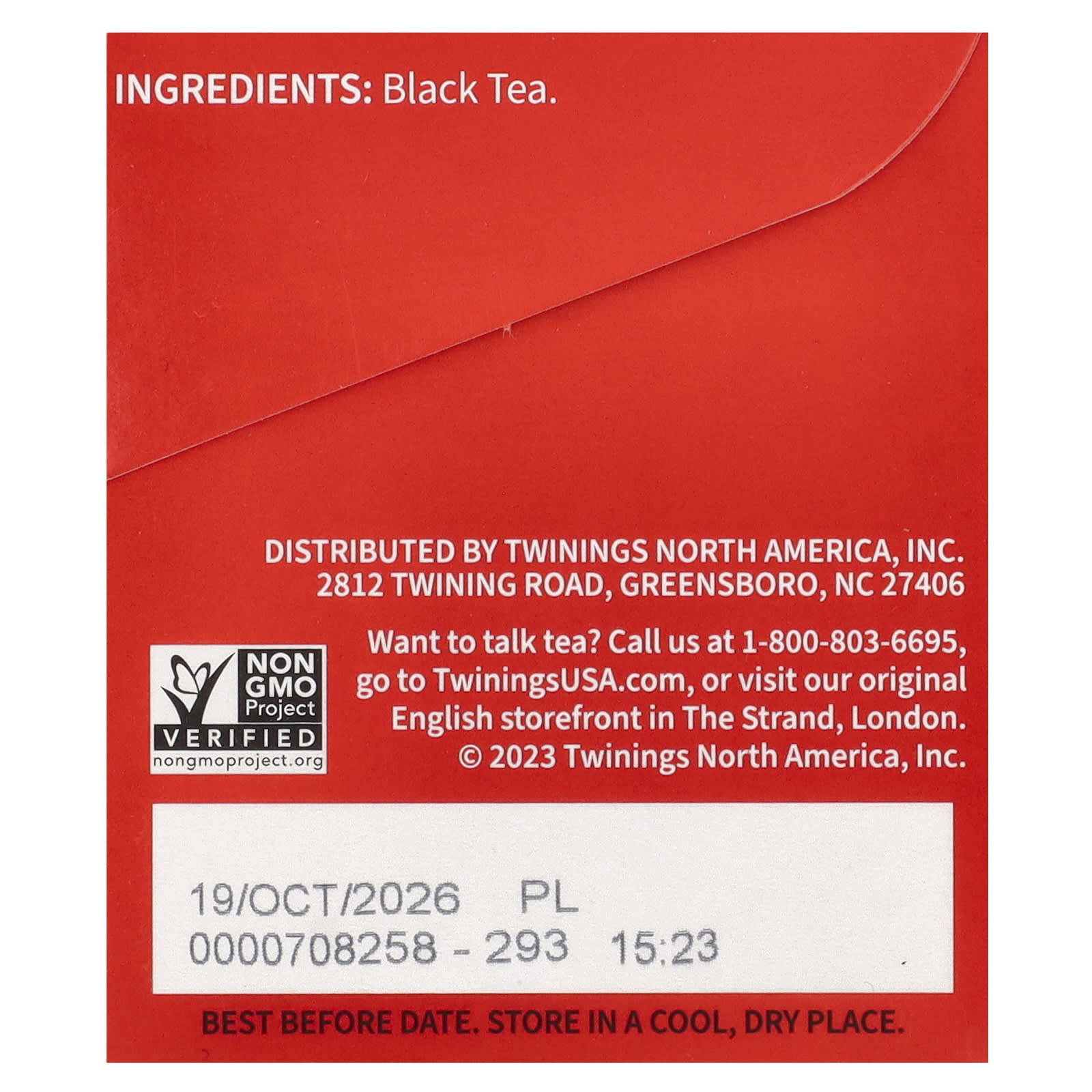 Twinings, Pure Black Tea, English Breakfast, Extra Strong, 20 Tea Bags, 1.76 oz (50 g) - Image 2