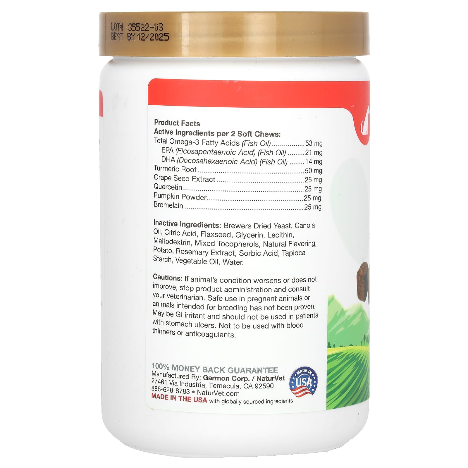 NaturVet, Aller-911, Allergy Aid + Antioxidants, For Dogs, 180 Soft Chews, 13.9 oz (396 g) - Image 2