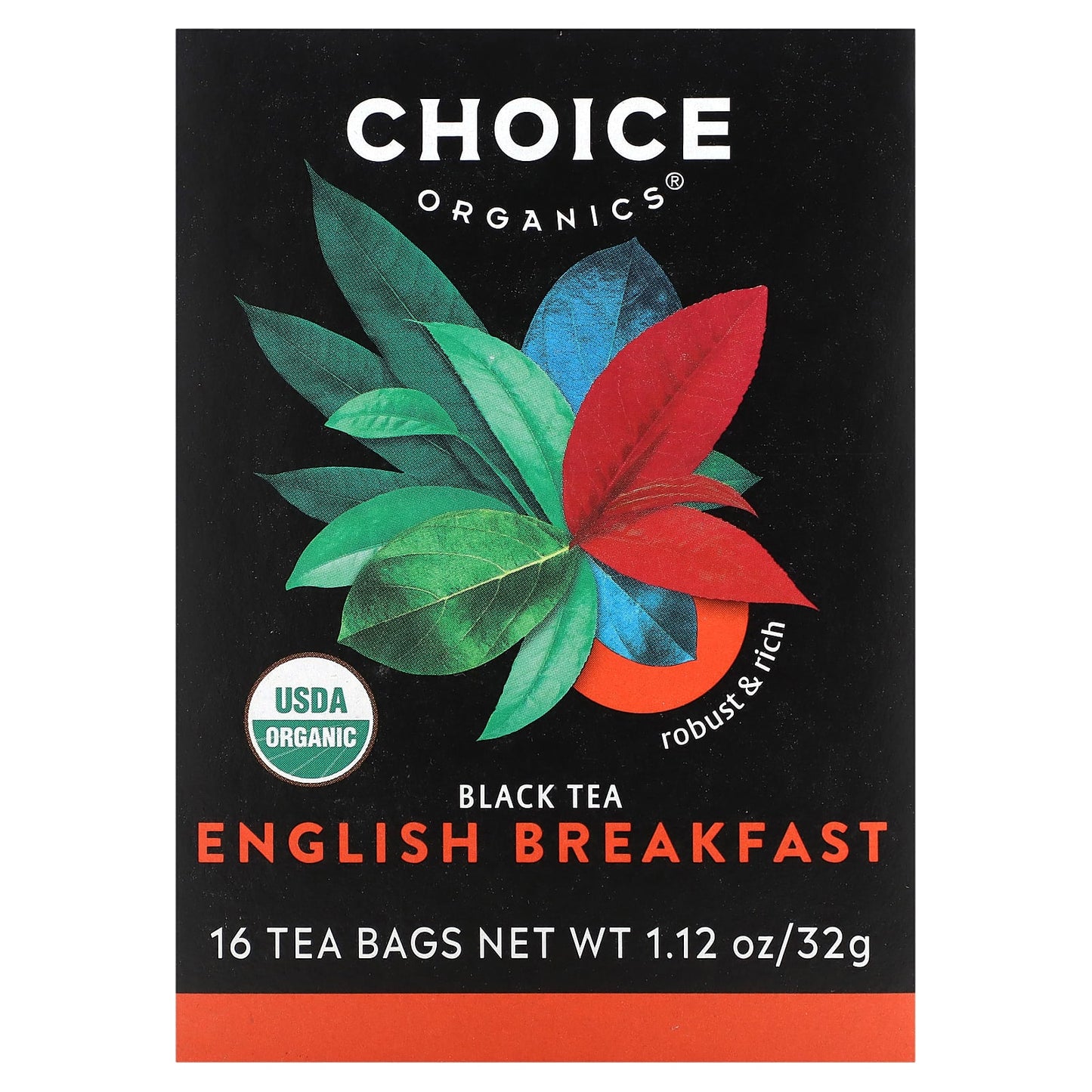 Organic English Breakfast Tea | USDA Approved & Non-GMO - Image 1