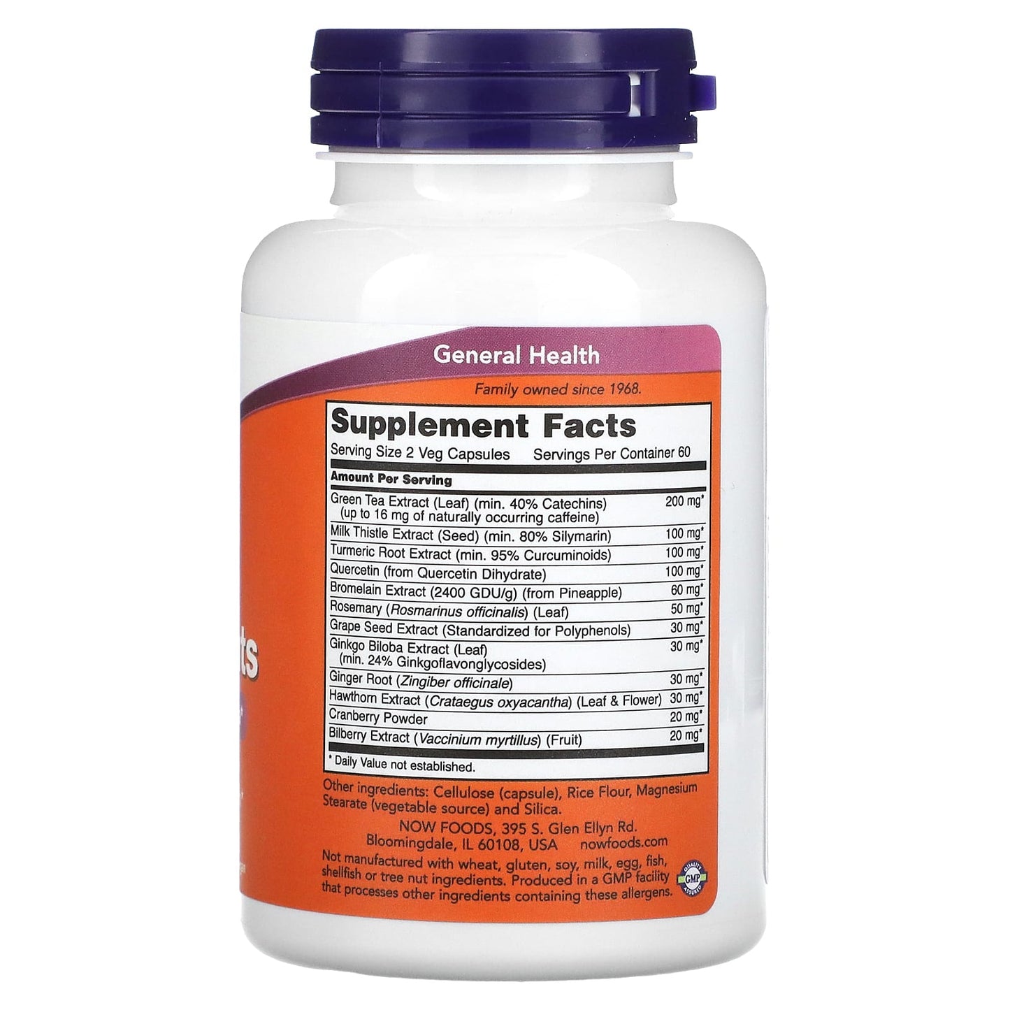 NOW Foods, Super Antioxidants, 120 Veg Capsules - Image 2