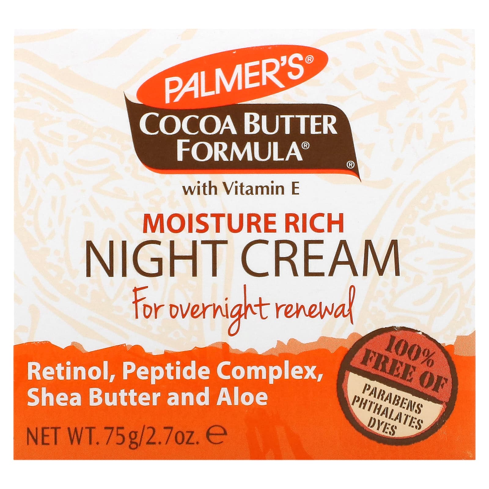 Palmer's, Cocoa Butter Formula® with Vitamin E, Moisture Rich Night Cream, 2.7 oz (75 g) - Image 2