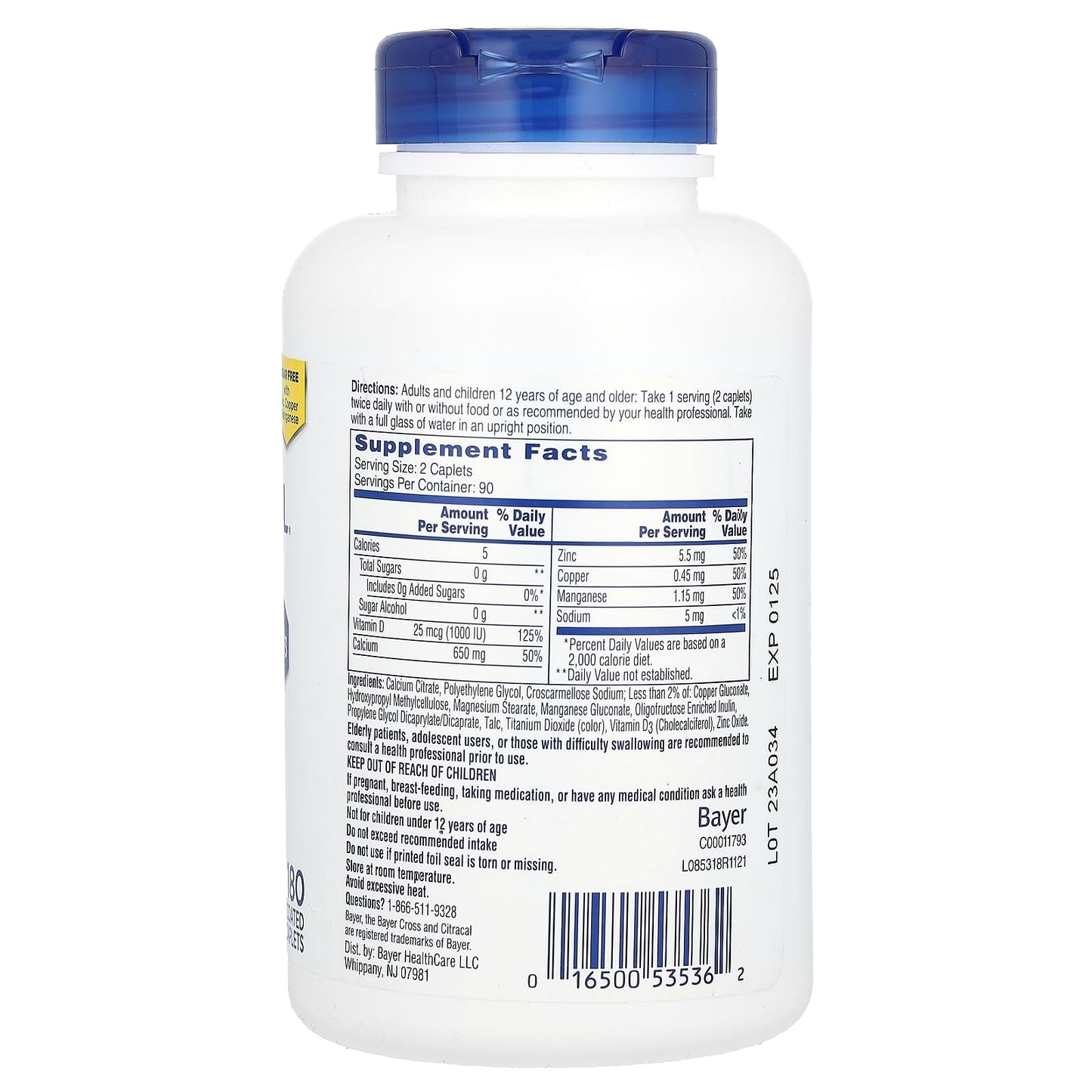 Citracal Maximum Plus +D3 | Calcium Supplement for Strong Bones - Image 2