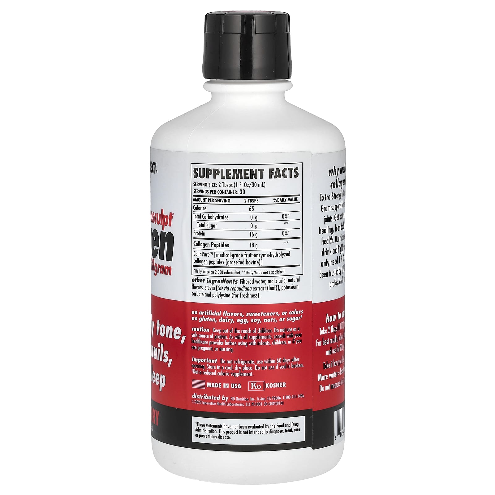 Collagen Micropeptides Supplement by Health Direct - 18g, 30fl oz - Image 2