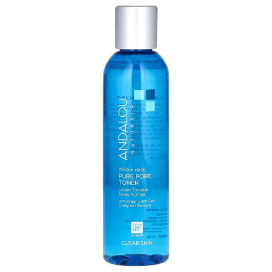 Andalou Naturals Pure Pore Toner Willow Bark, 6 fl oz, Clear Skin Solution - Image 1