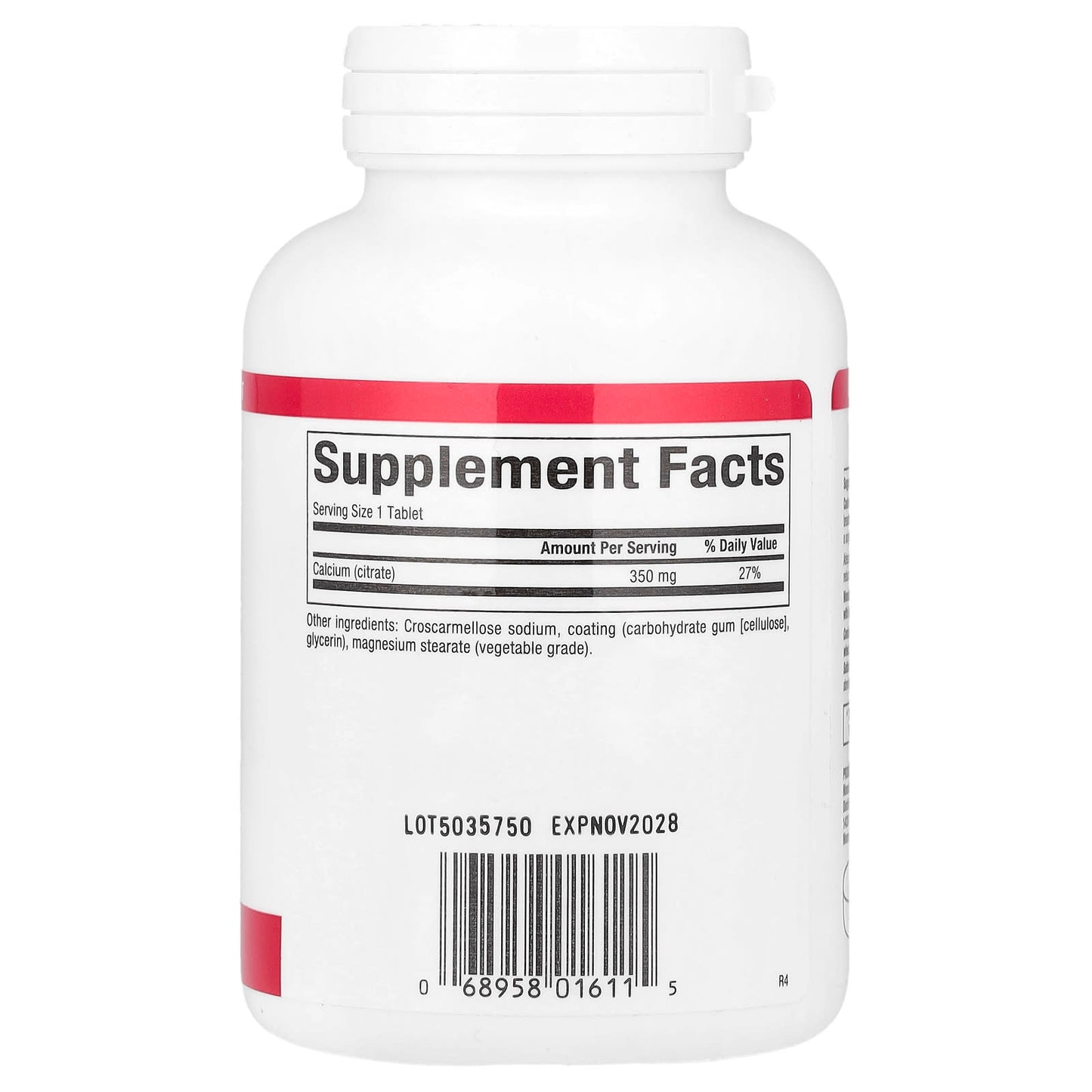 Natural Factors, Calcium Citrate, 350 mg, 90 Tablets - Image 2