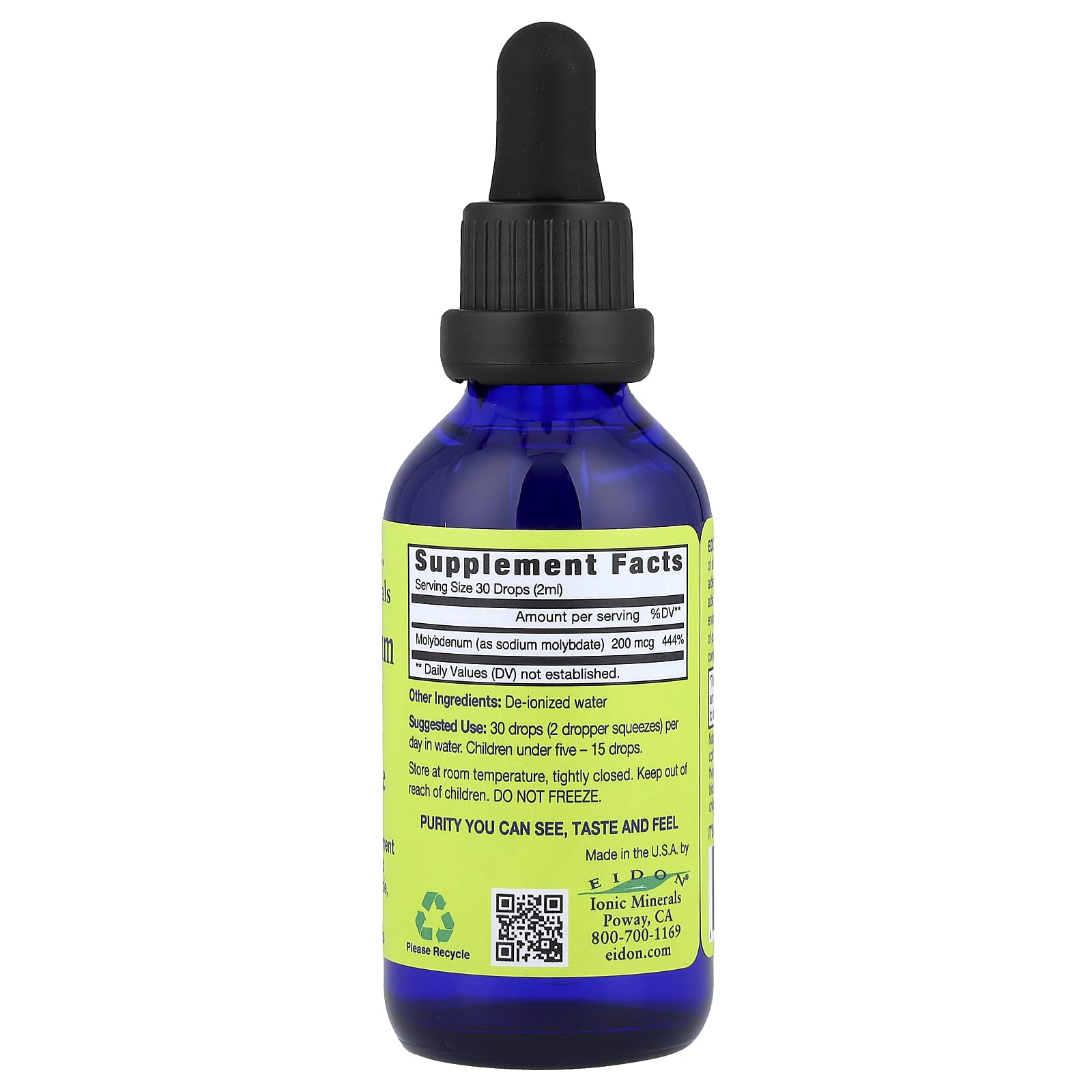 Ionic Molybdenum Liquid Concentrate by Eidon - Image 2