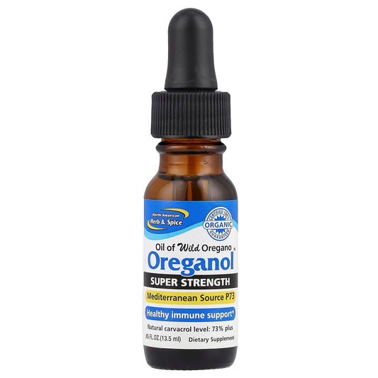 North American Herb & Spice, Oreganol™, Super Strength, 0.45 fl oz (13.5 ml) - Image 1