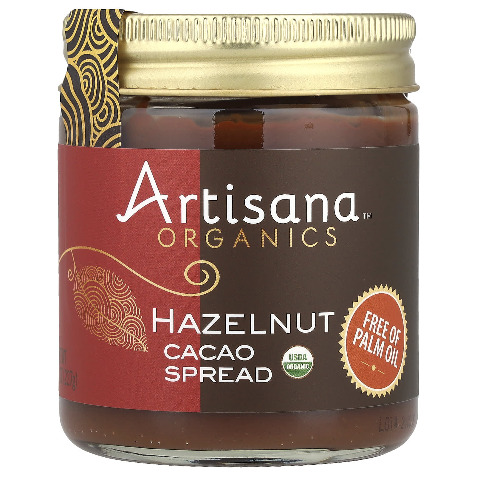  USDA Organic Hazelnut Cacao Spread by Artisana 8 oz - Image 1