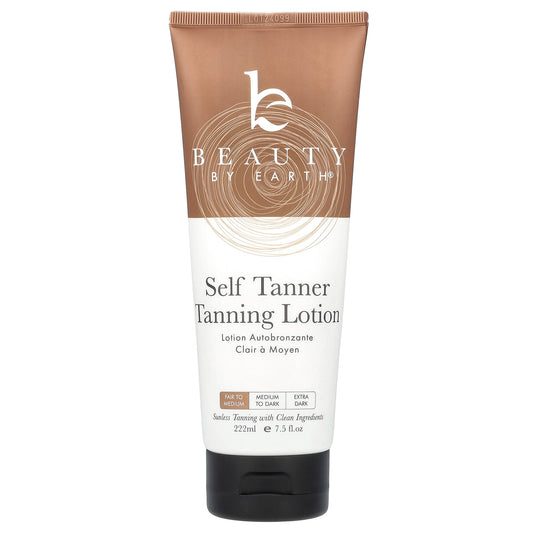 Get a Natural Glow with Beauty By Earth Self Tanner, Cruelty-Free & Vegan - Image 1
