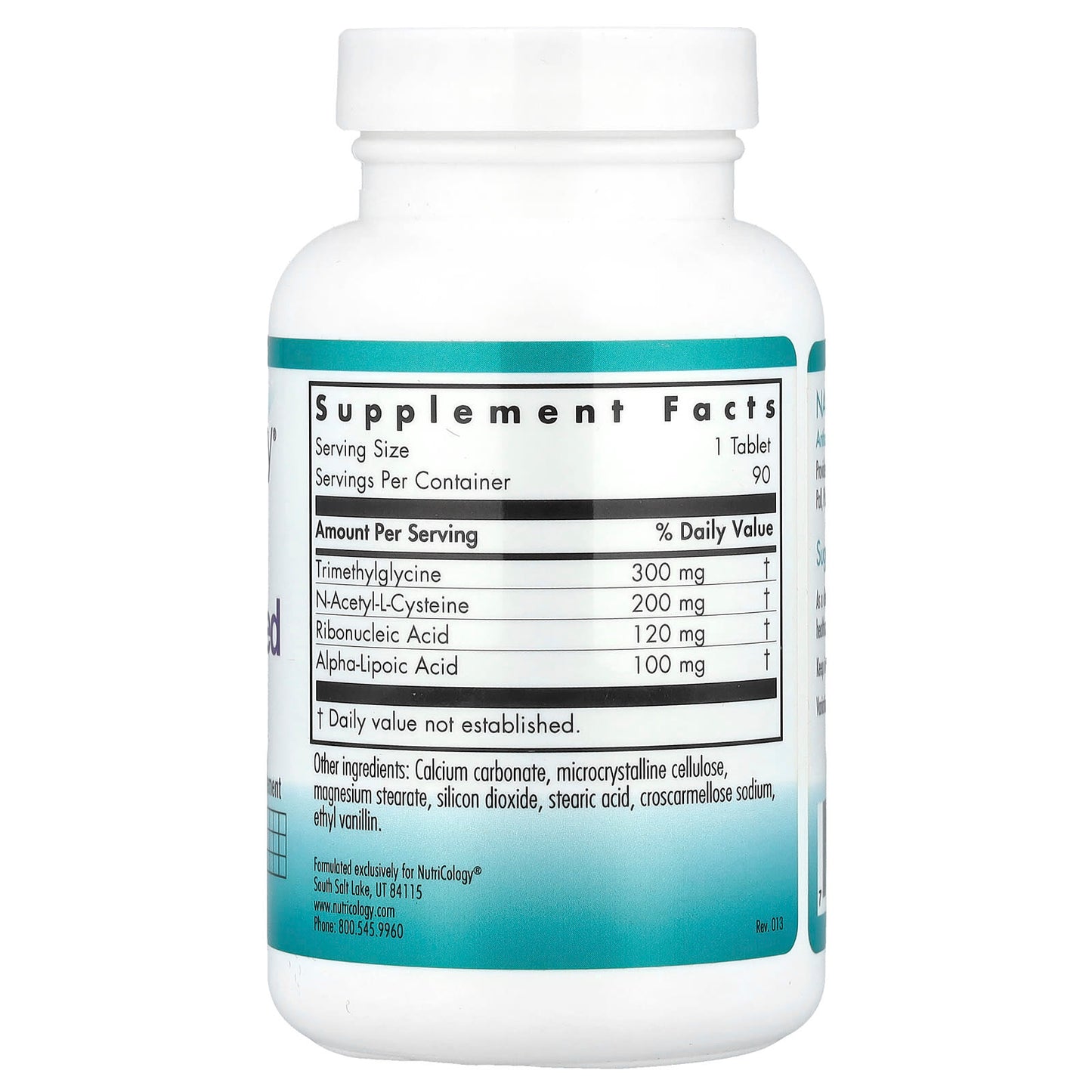 Nutricology, NAC Enhanced, 90 Tablets - Image 2