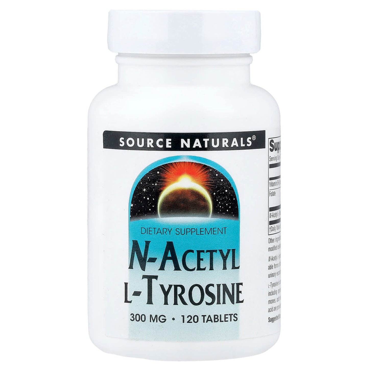 Source Naturals, N-Acetyl L-Tyrosine, 120 Tablets