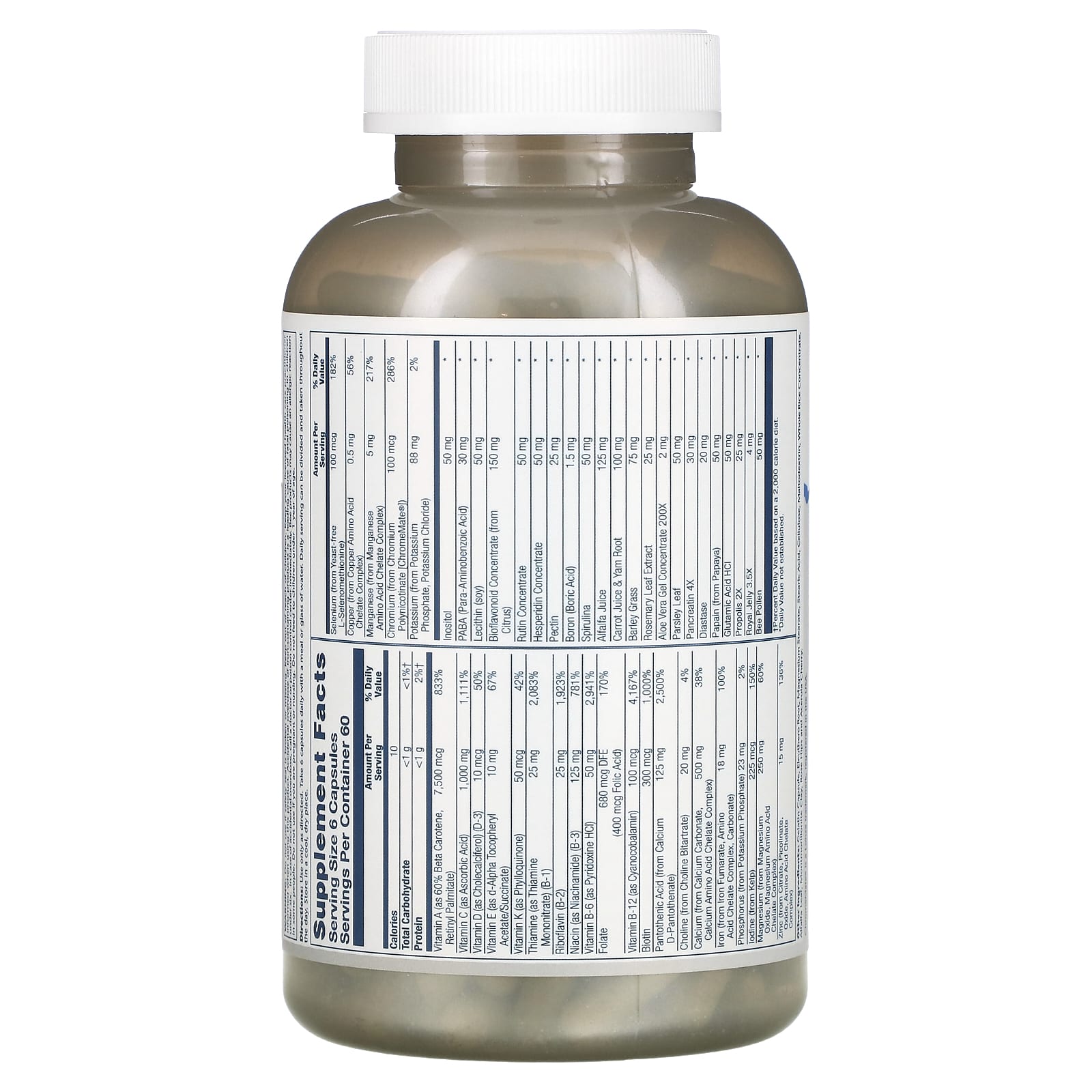 Solaray, Spectro Multivitamin, 360 Capsules - Image 2
