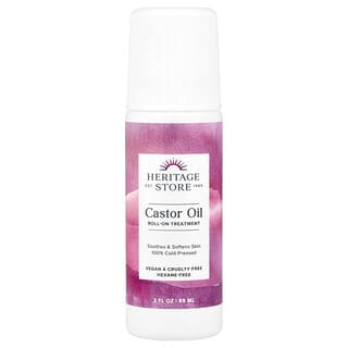 Castor Oil Roll-On Treatment for Soothing Skin, 3 fl oz