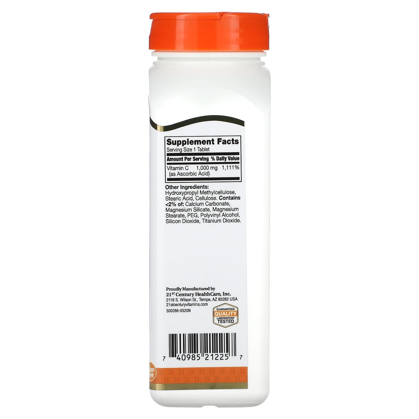 Vitamin C 1000mg Prolonged Release, 110 Tablets by 21st Century - Image 2