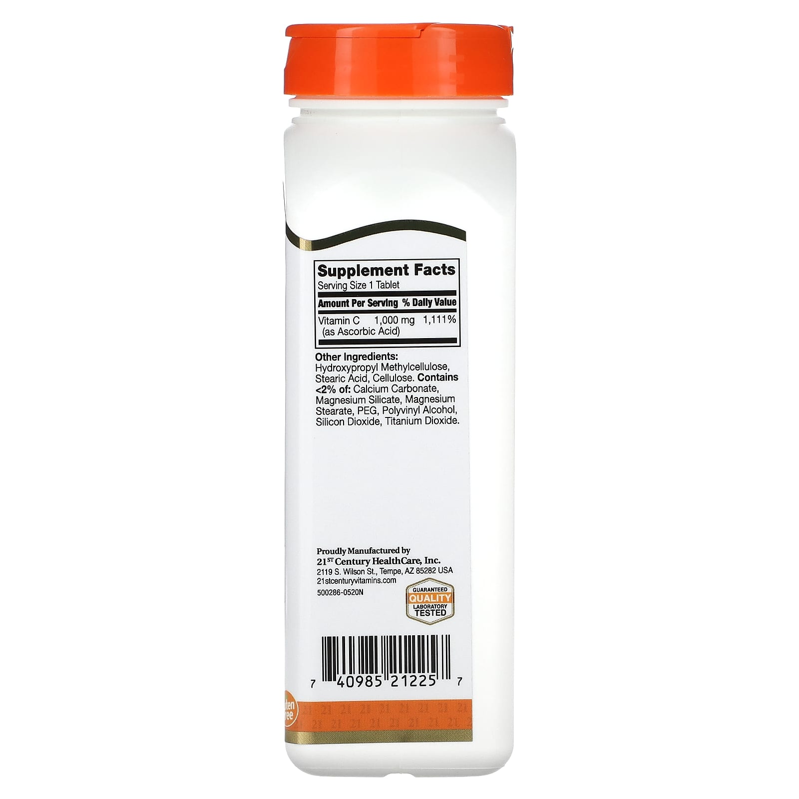 Vitamin C 1000mg Prolonged Release, 110 Tablets by 21st Century - Image 2
