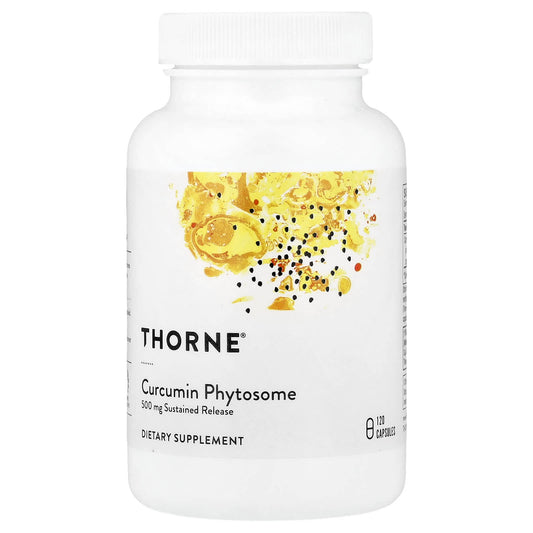 Thorne, Curcumin Phytosome, Sustained Release, 120 Capsules (250 mg per Capsule) - Image 1