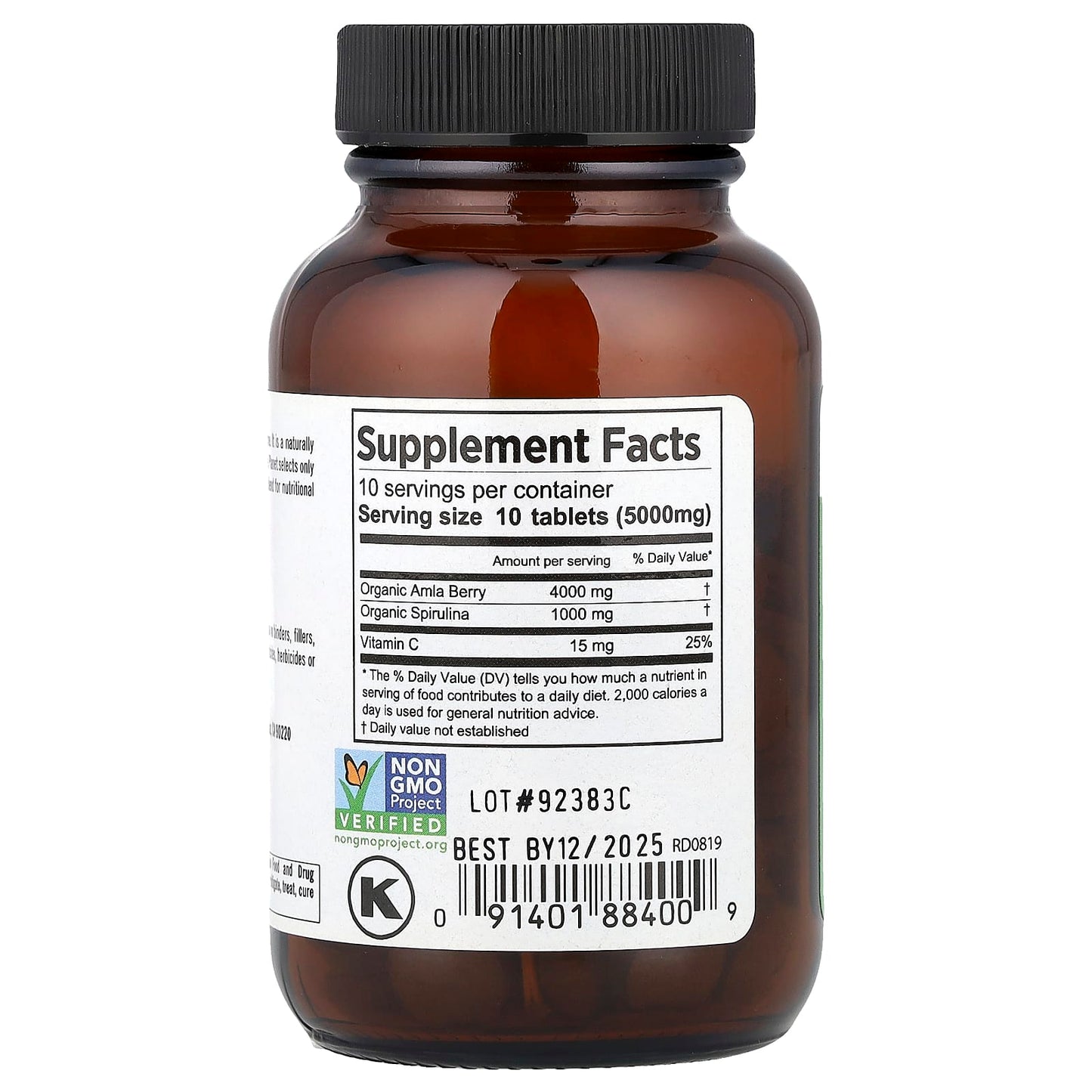Pure Planet, Organic Amla Plus, 100 Tablets - Image 2