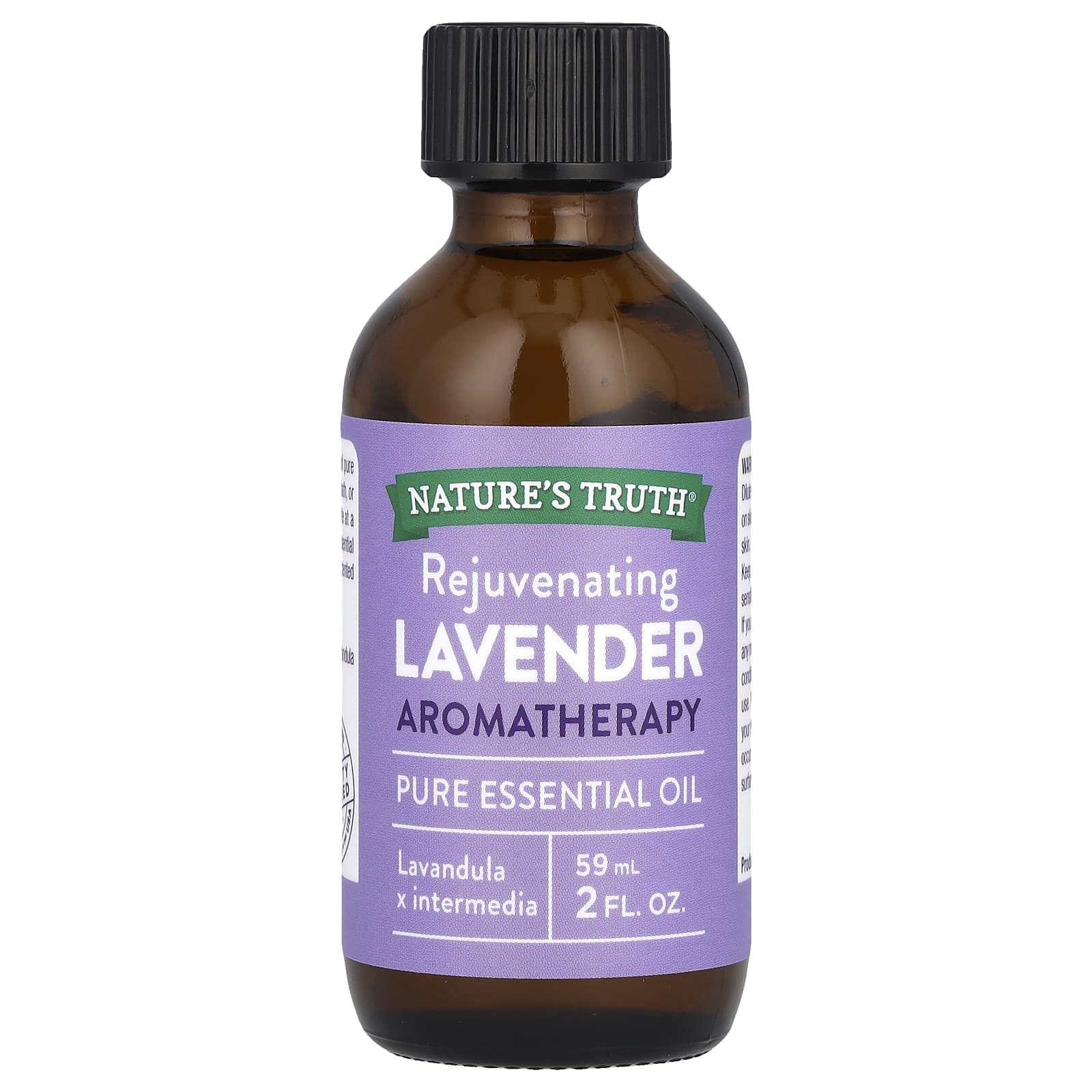 Nature's Truth, Pure Essential Oil, Rejuvenating Lavender, 2 fl oz (59 ml) - Image 1