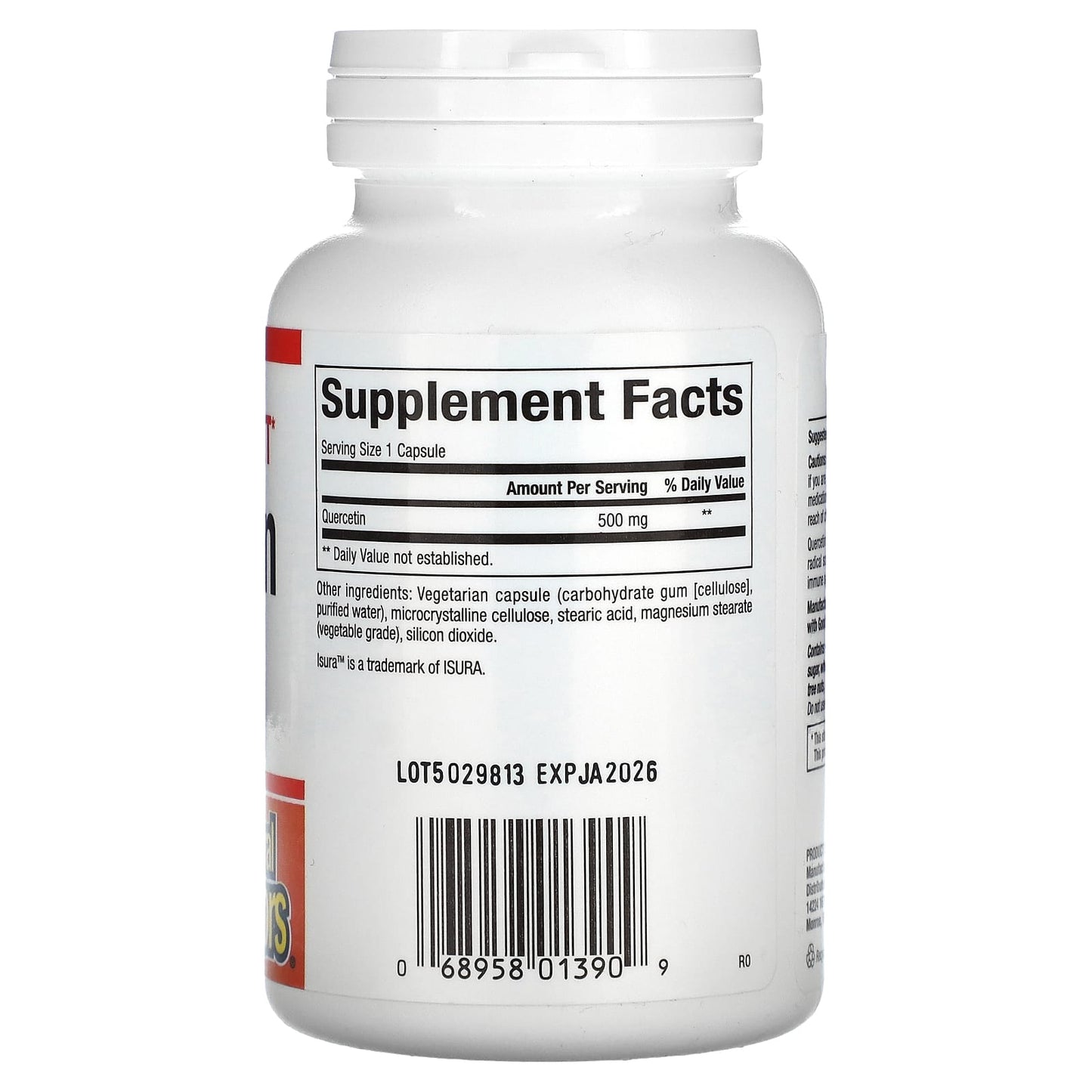 Natural Factors, Quercetin, 500 mg, 60 Vegetarian Capsules - Image 2