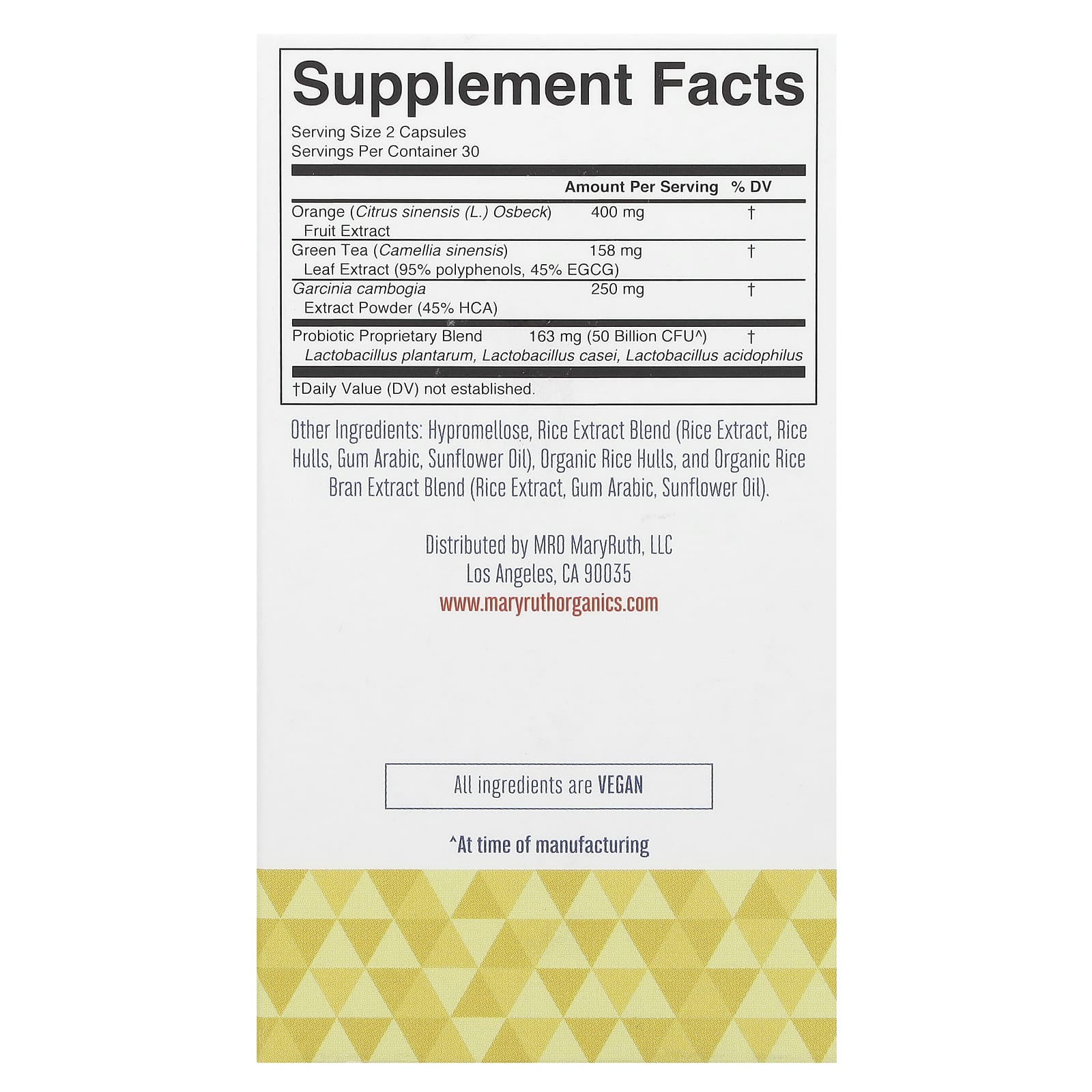 MaryRuth's, Probiotic Weight+ Management, 50 Billion CFU, 60 Capsules - Image 2