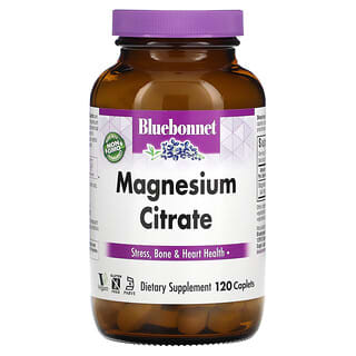 Bluebonnet Magnesium Citrate 400mg - Stress Relief & Bone Health