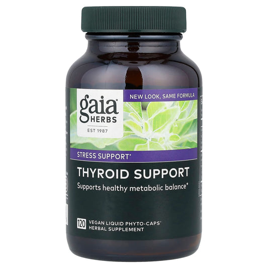 Gaia Herbs Thyroid Support: Natural Balance for Optimal Metabolism - Image 1