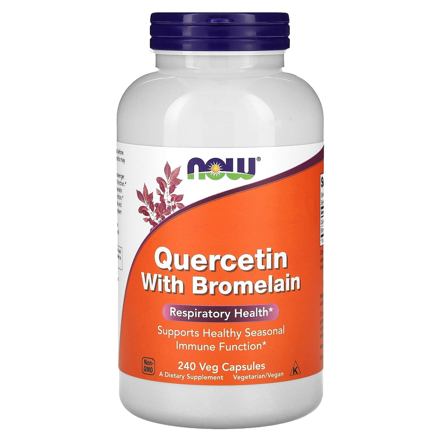 NOW Foods, Quercetin with Bromelain, 240 Veg Capsules - Image 1