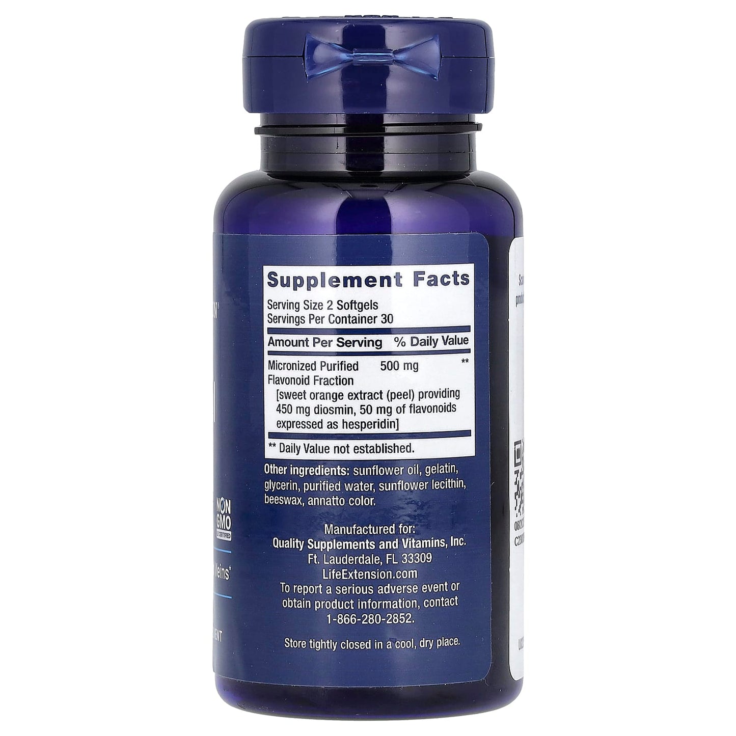 Life Extension, Youthful Legs, 60 Softgels (250 mg per Softgel) - Image 2