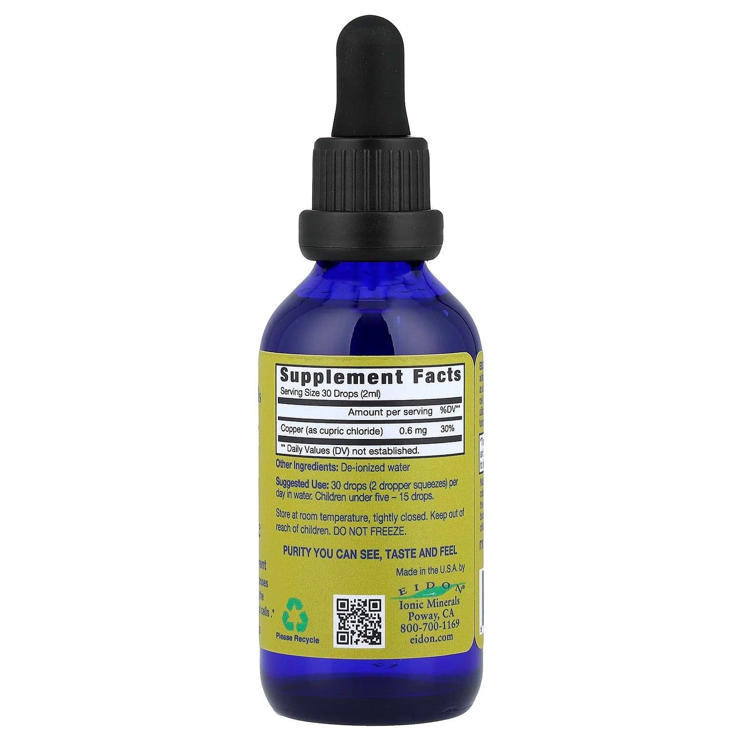 Copper Ionic Mineral Liquid Supplement for Energy & Immunity - Image 2