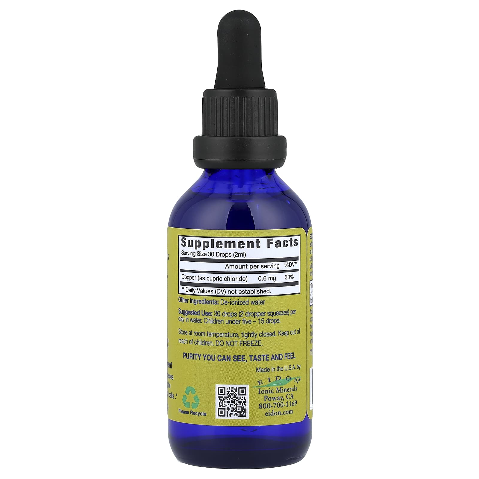 Copper Ionic Mineral Liquid Supplement for Energy & Immunity - Image 2