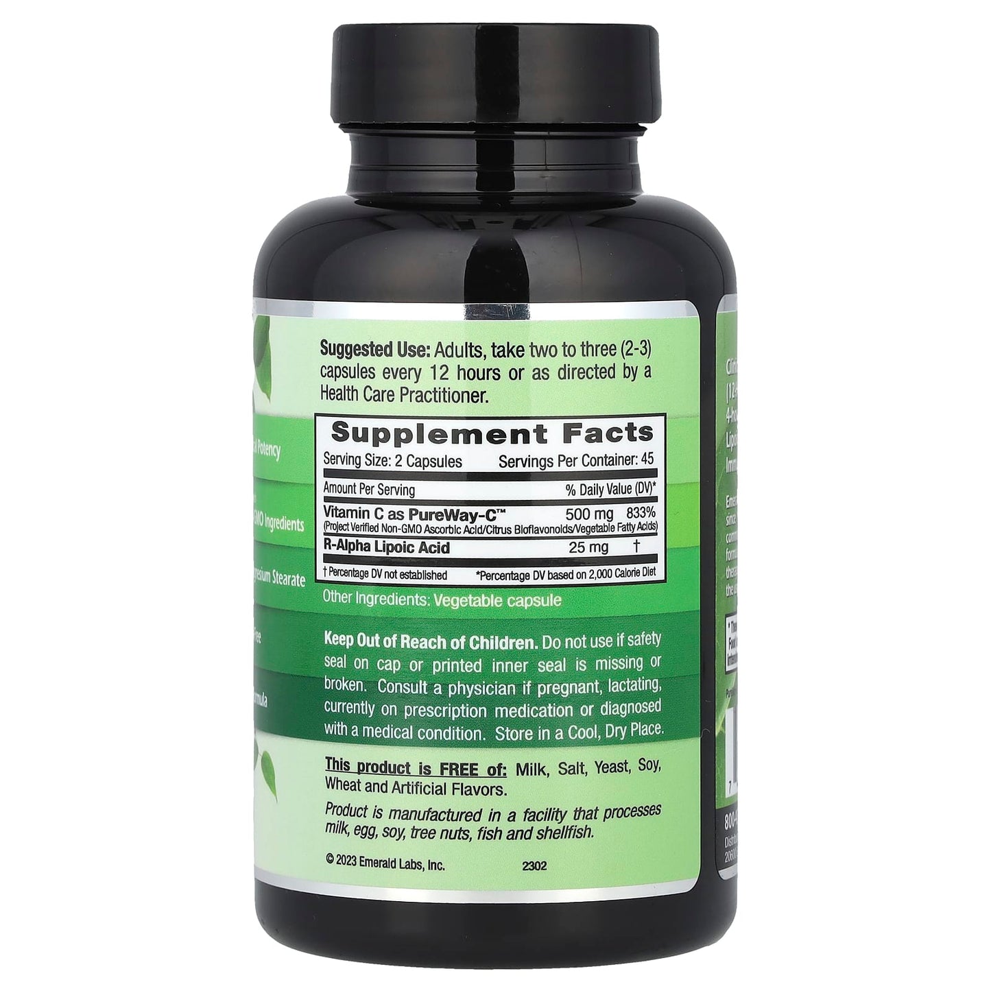 Emerald Laboratories PureWay-C R-Alpha Lipoic Acid Dietary Supplement - Image 2