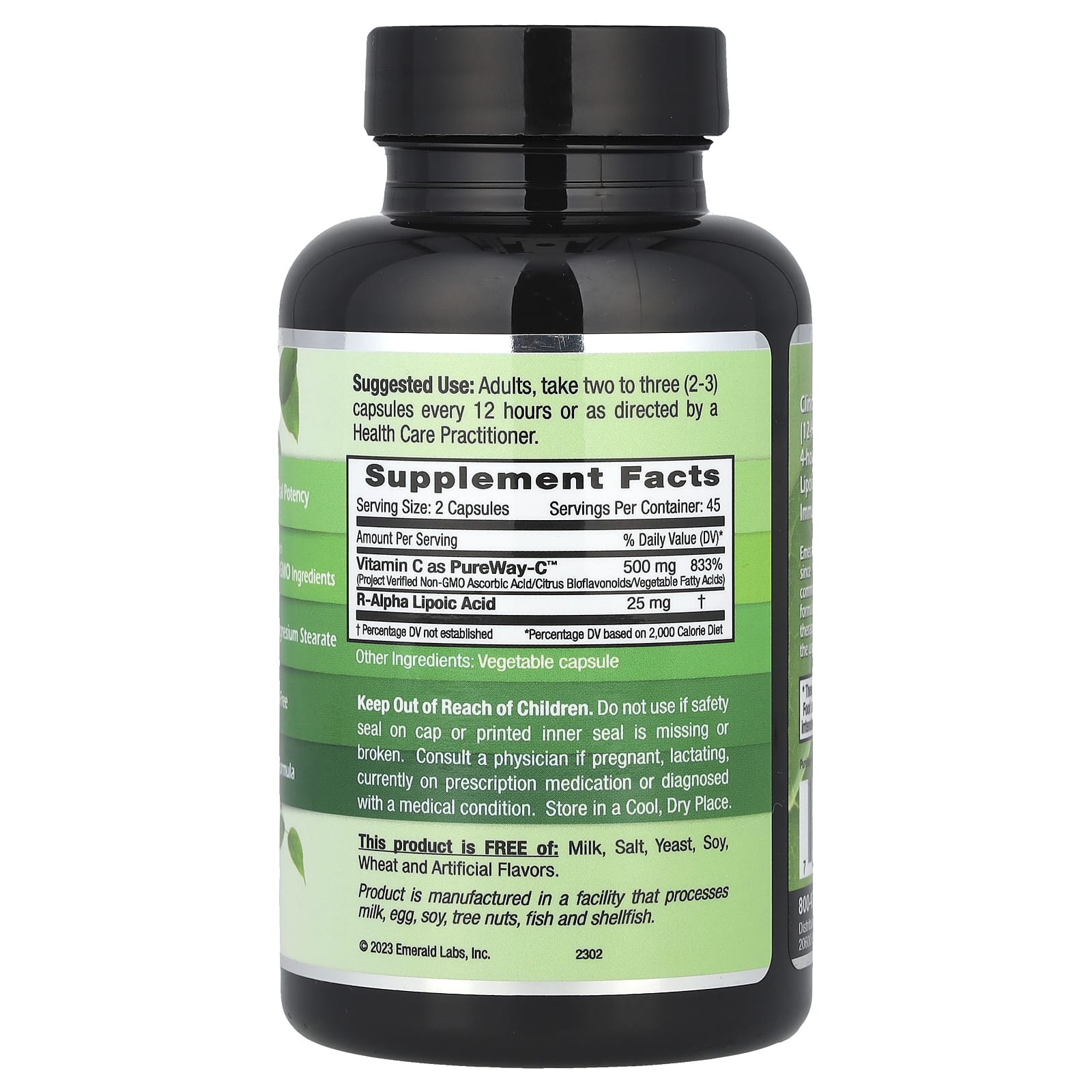 Emerald Laboratories PureWay-C R-Alpha Lipoic Acid Dietary Supplement - Image 2