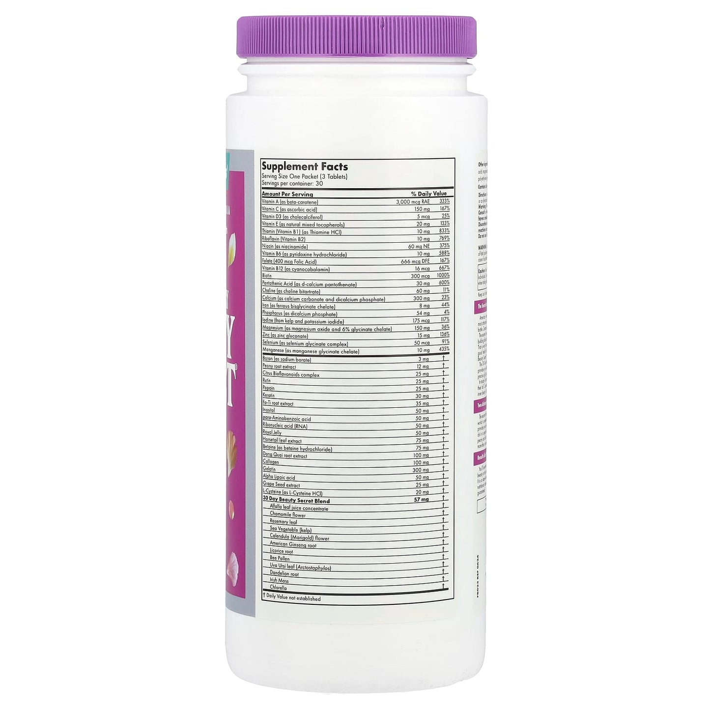 Natural Women's Beauty Formula by FutureBiotics - 30-Day Secret - Image 2