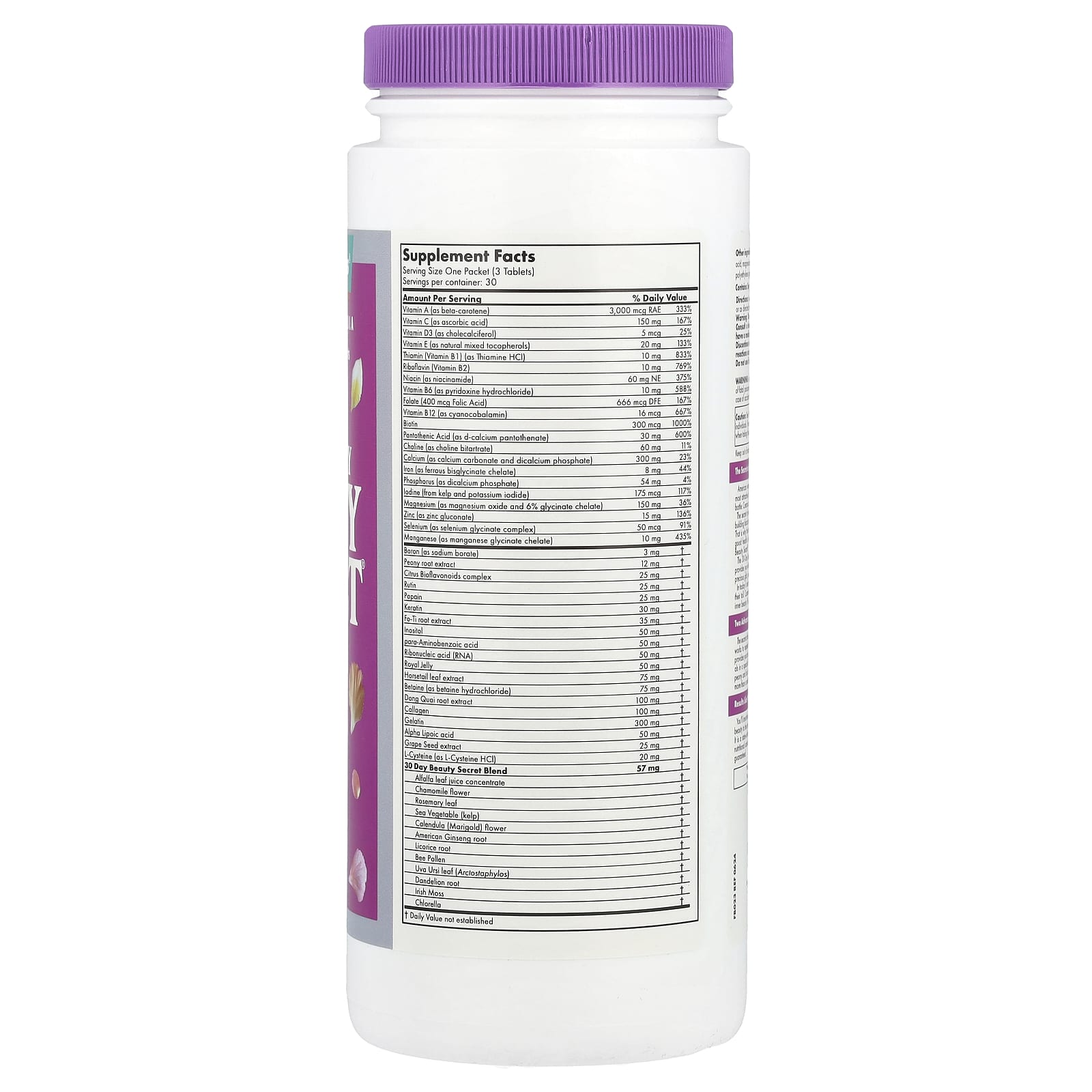 Natural Women's Beauty Formula by FutureBiotics - 30-Day Secret - Image 2
