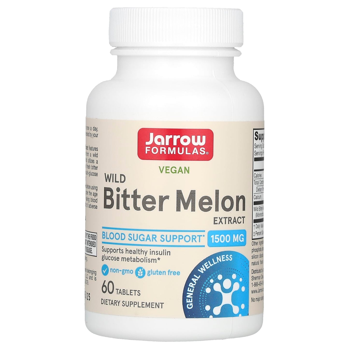 Wild Bitter Melon Extract for Blood Sugar Support - 60 Tablets - Image 1