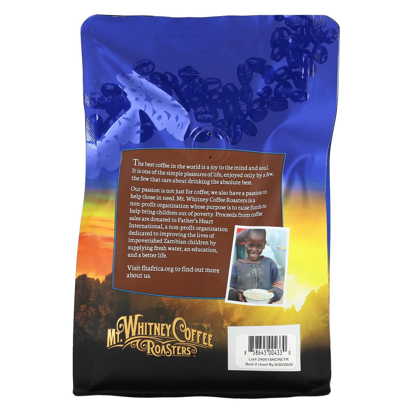 Mt. Whitney Coffee Roasters, Costa Rica Estate Tarrazu, Whole Bean Coffee, Medium Roast, 12 oz (340 g) - Image 2