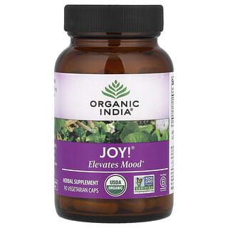 Organic India Joy! Elevates Mood & Energy - 90 Veg Capsules