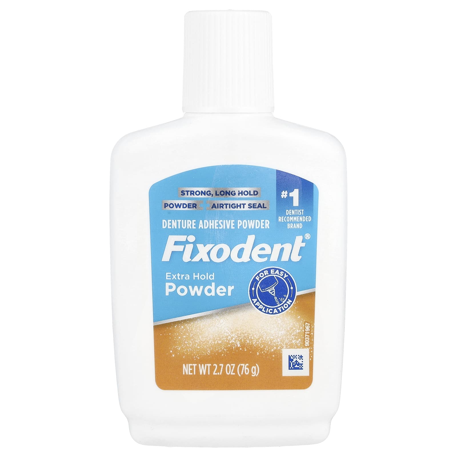 Fixodent Extra Hold Denture Adhesive Powder, 2.7 oz - Image 1